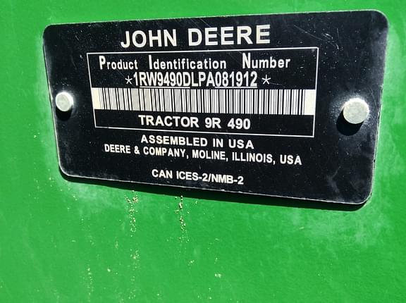 Image of John Deere 9R 490 equipment image 1