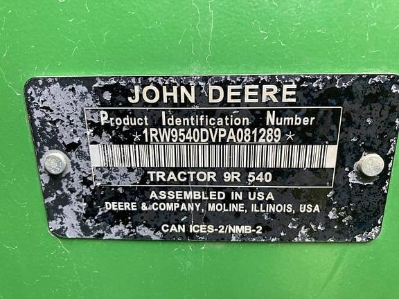 Image of John Deere 9R 540 Primary image