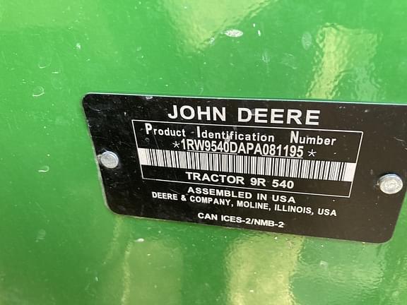 Image of John Deere 9R 540 equipment image 4