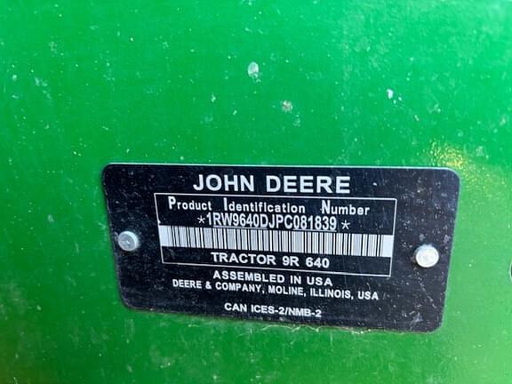Image of John Deere 9R 640 equipment image 3