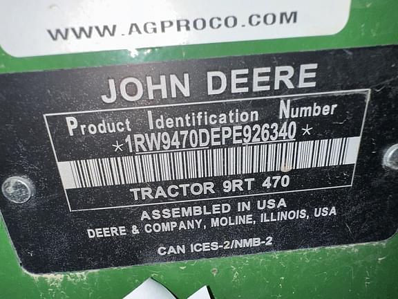 Image of John Deere 9RT 470 equipment image 1