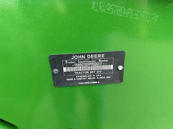 Image of John Deere 9RT 570 equipment image 3