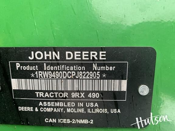 Image of John Deere 9RX 490 equipment image 3