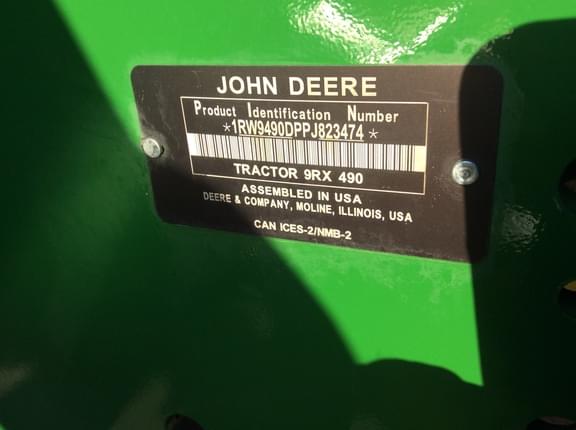 Image of John Deere 9RX 490 equipment image 4