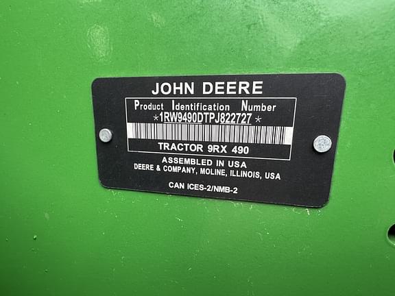 Image of John Deere 9RX 490 equipment image 3