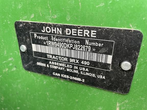 Image of John Deere 9RX 490 equipment image 4