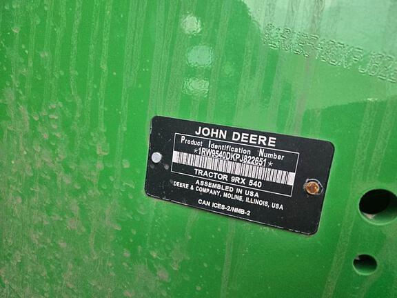 Image of John Deere 9RX 540 equipment image 4