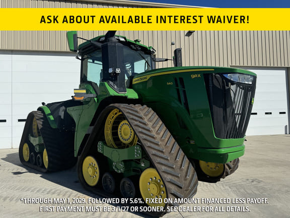 2023 John Deere 9RX 540 Equipment Image0