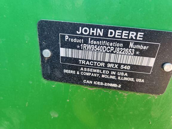 Image of John Deere 9RX 540 equipment image 4