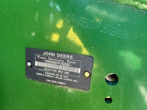 Image of John Deere 9RX 590 equipment image 4