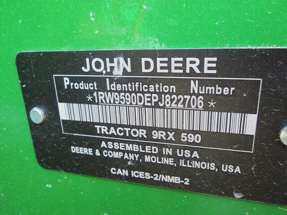 Image of John Deere 9RX 590 equipment image 1