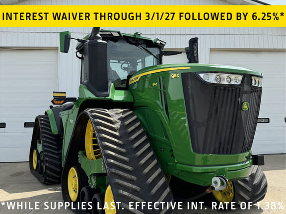 2023 John Deere 9RX 640 Equipment Image0