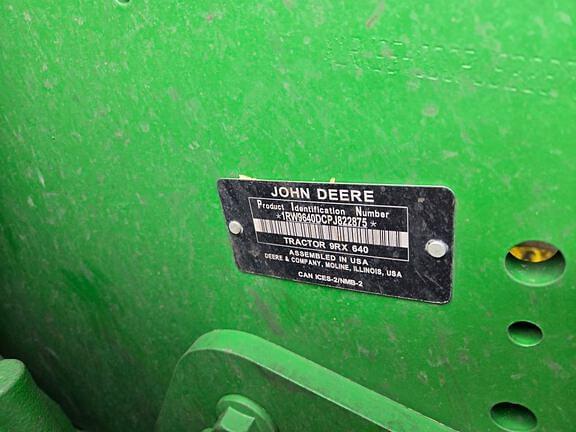 Image of John Deere 9RX 640 equipment image 4