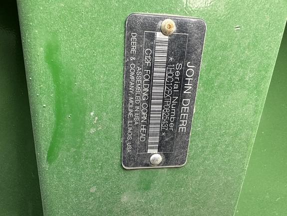 Image of John Deere C12F equipment image 4
