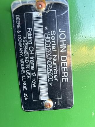 Image of John Deere C12F equipment image 4