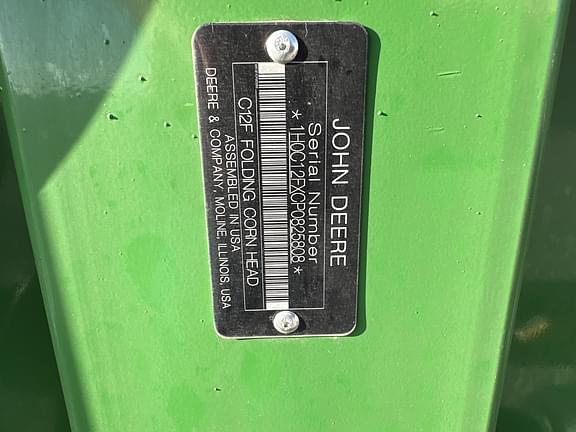 Image of John Deere C12F equipment image 4