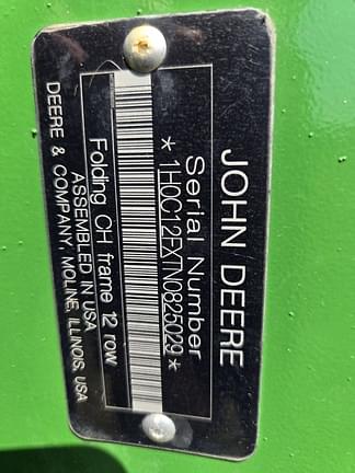 Image of John Deere C12F equipment image 4