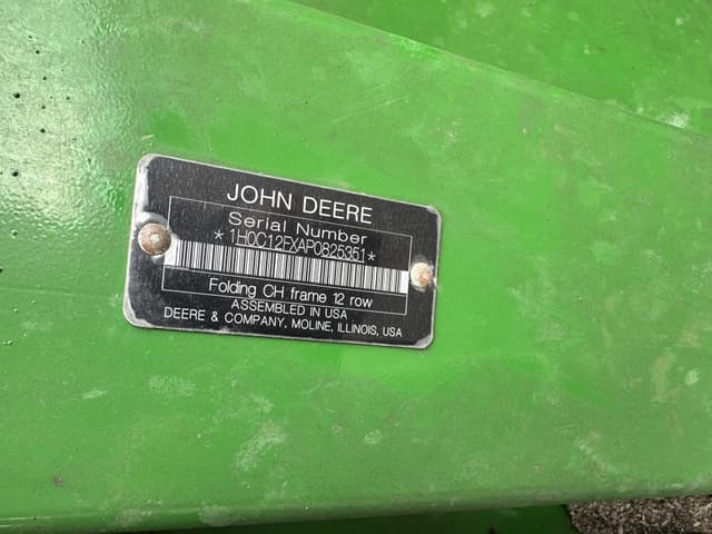 Image of John Deere C12F equipment image 3