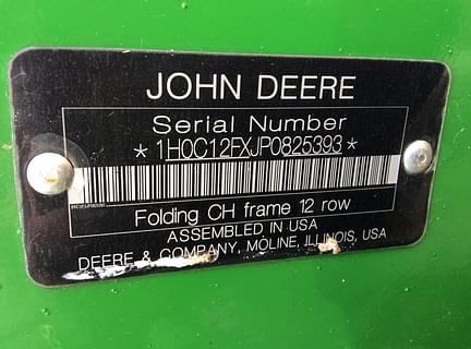 Image of John Deere C12F equipment image 1