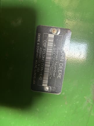 Image of John Deere C12F equipment image 2