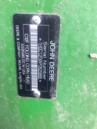 Image of John Deere C12F equipment image 4