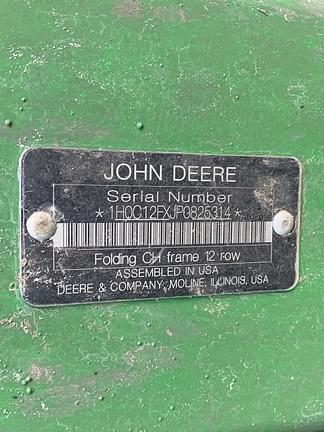 Image of John Deere C12F equipment image 2