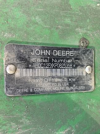 Image of John Deere C12F equipment image 3