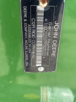 Image of John Deere C12R equipment image 4