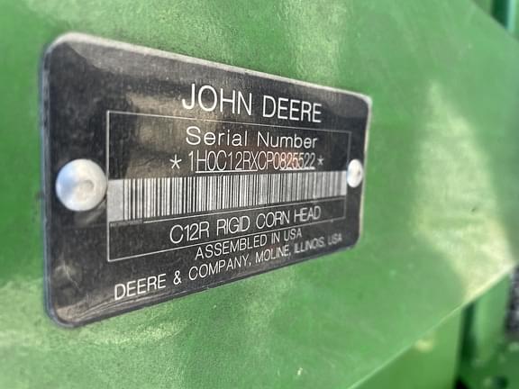 Image of John Deere C12R equipment image 2