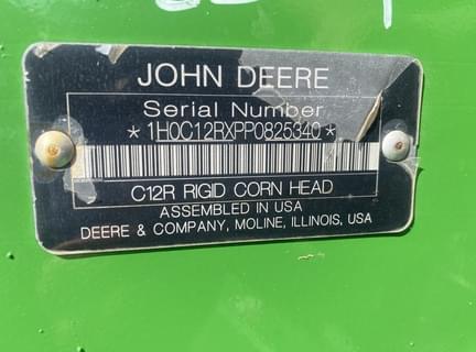 Image of John Deere C12R equipment image 1