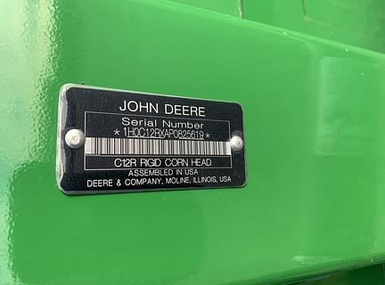 Image of John Deere C12R equipment image 4