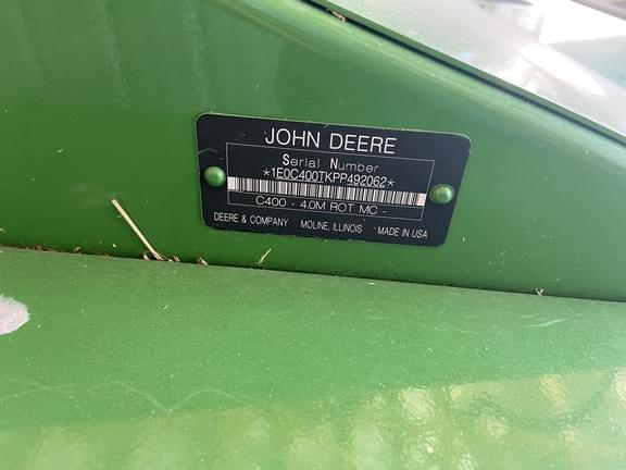 Image of John Deere C400 equipment image 1