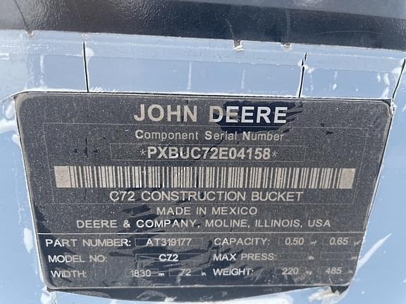 Image of John Deere C72 equipment image 3