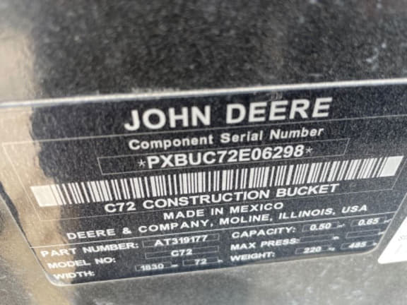 Image of John Deere C72 Image 1