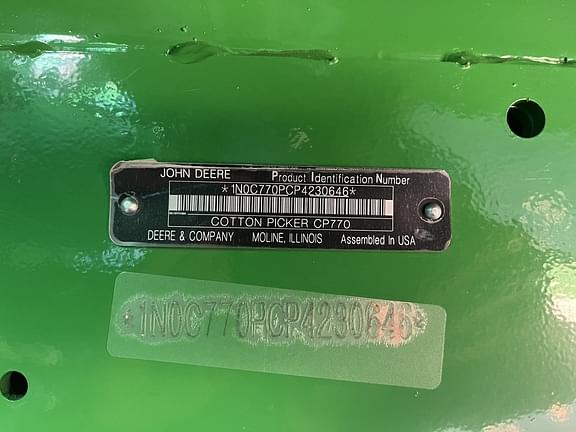 Image of John Deere CP770 equipment image 1
