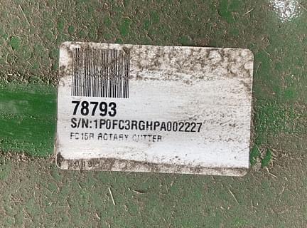 Image of John Deere FC15R equipment image 3