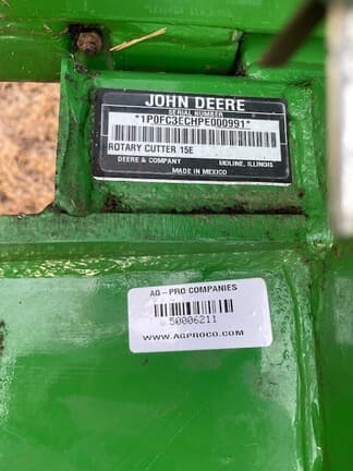 Image of John Deere FC15E equipment image 1