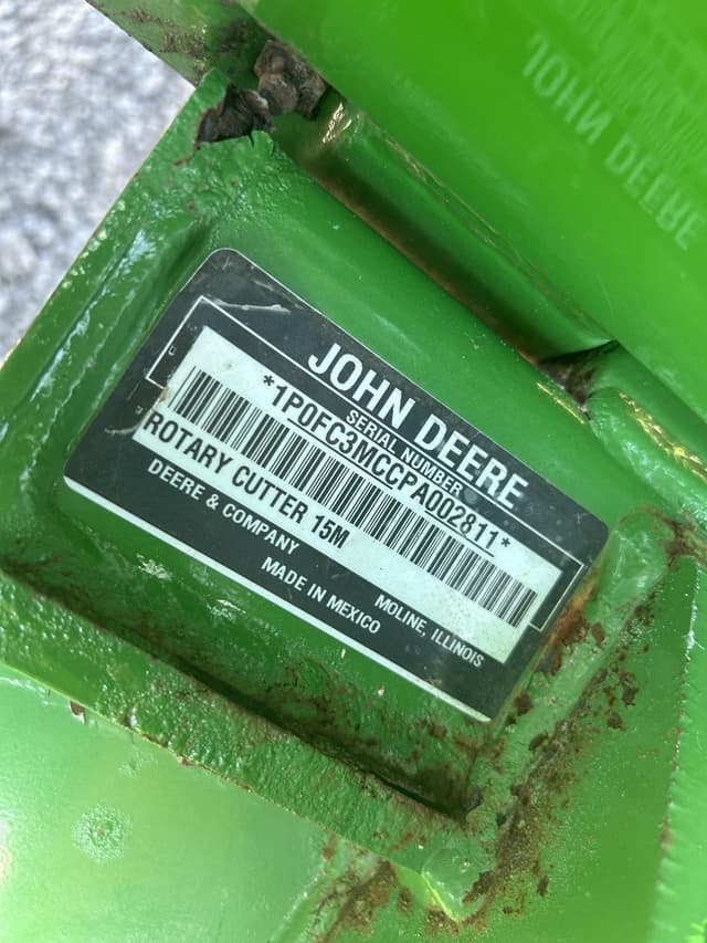 Image of John Deere FC15M equipment image 2