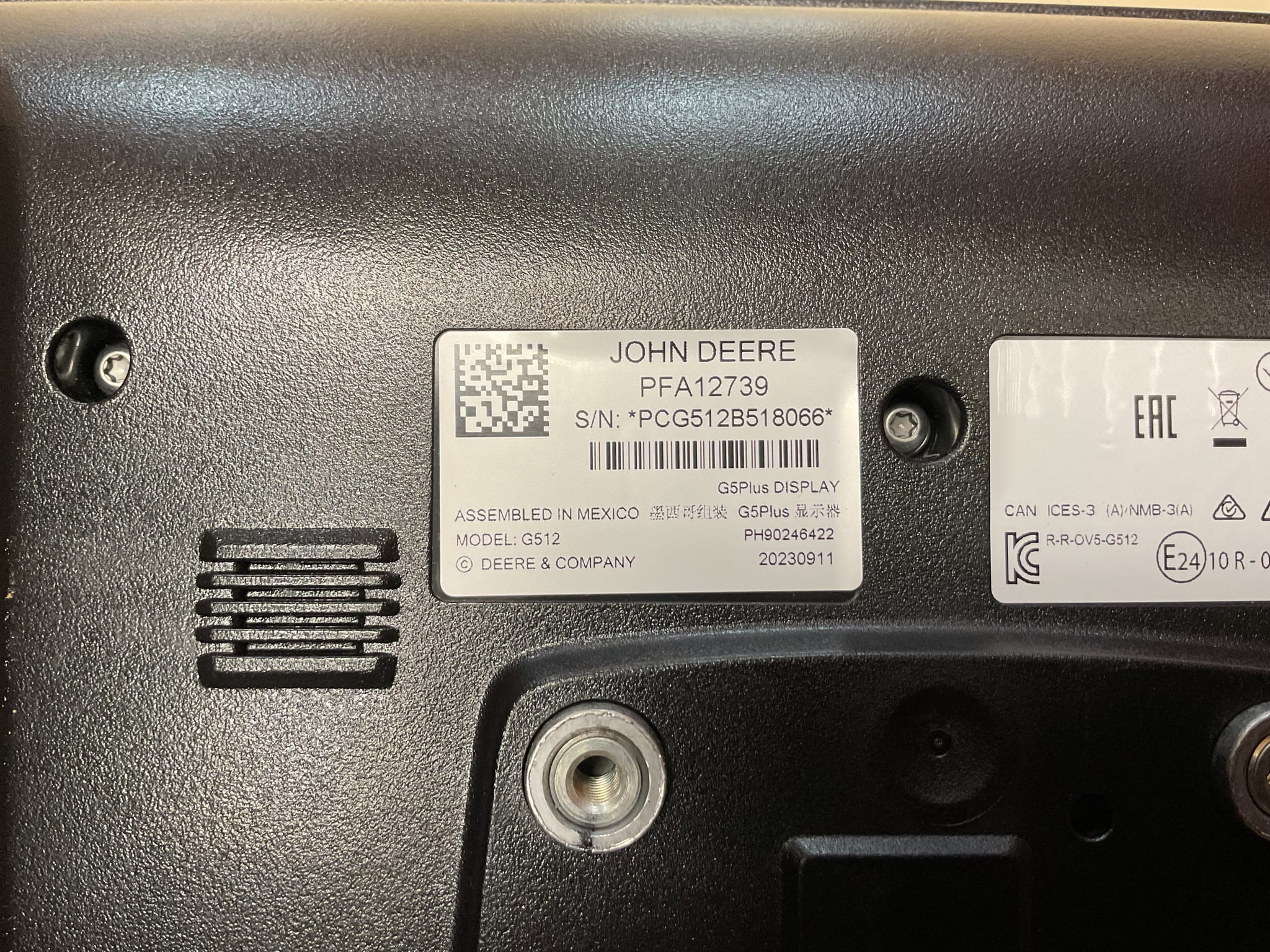 2023 John Deere Gen 5 Extended Monitor Image