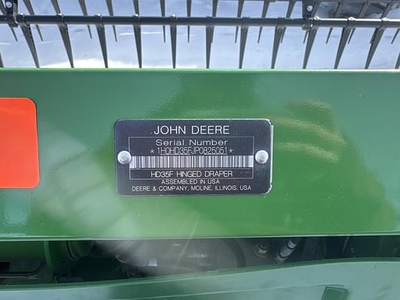 Image of John Deere HD35F equipment image 1