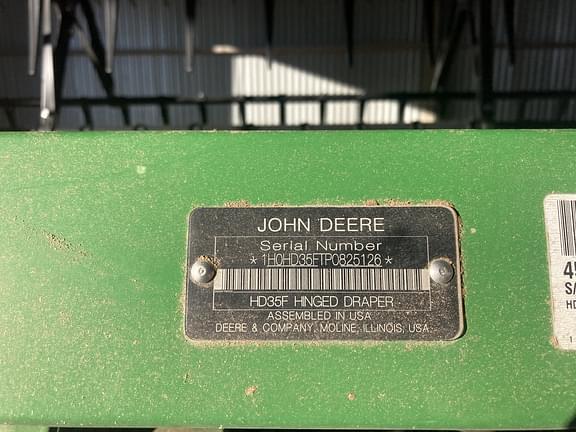 Image of John Deere HD35F equipment image 1