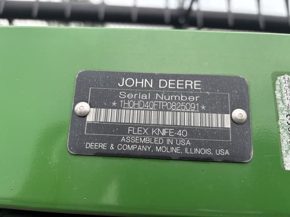 Image of John Deere HD40F equipment image 1