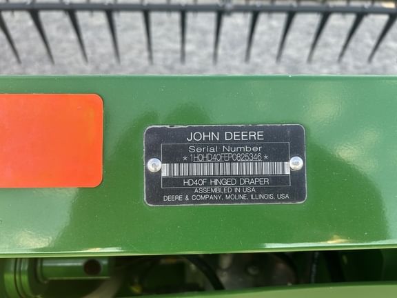 2023 John Deere HD40F Equipment Image0