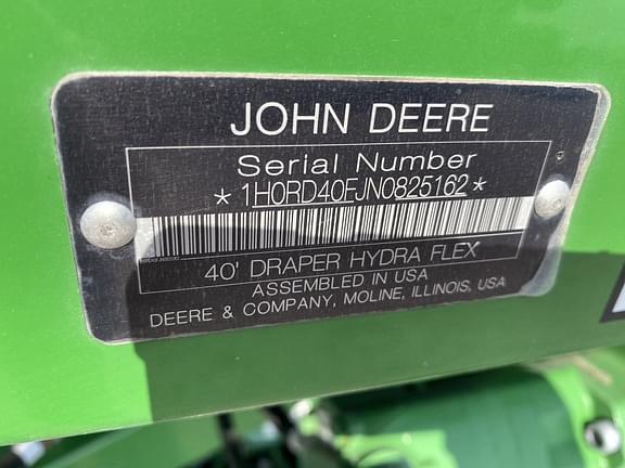 Image of John Deere RD40F equipment image 1