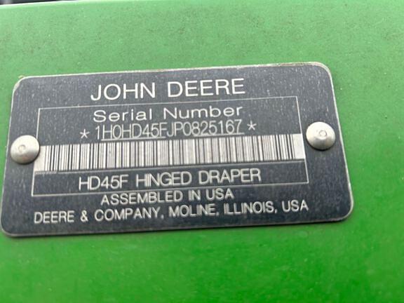 Image of John Deere HD45F equipment image 4