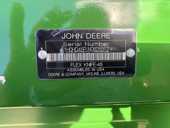 Image of John Deere HD45F equipment image 4