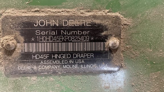 2023 John Deere HD45F Equipment Image0