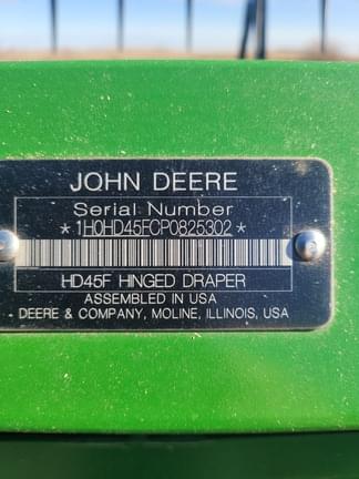 Image of John Deere HD45F equipment image 4
