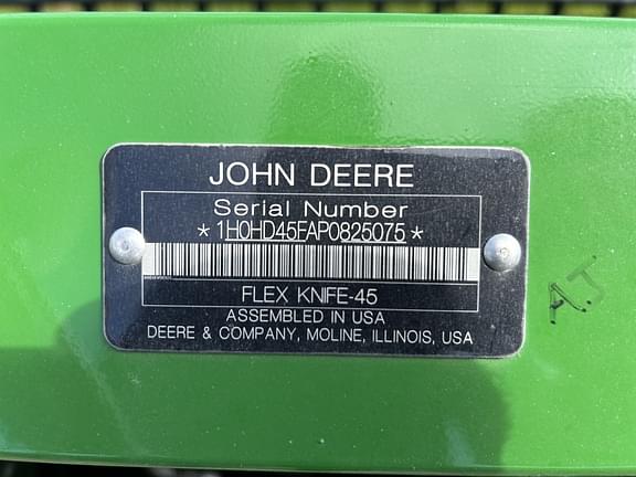 Image of John Deere HD45F equipment image 3