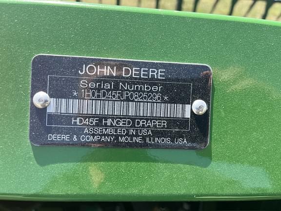 2023 John Deere HD45F Harvesting Headers - Platform for Sale | Tractor Zoom